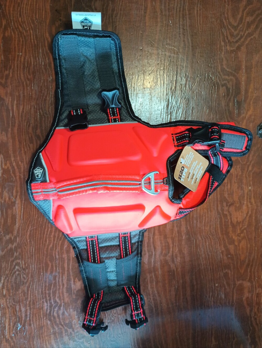 NWT Arcadia Trail All Terrain High Visibility Dog Life Vest. Rescue Handle. XS